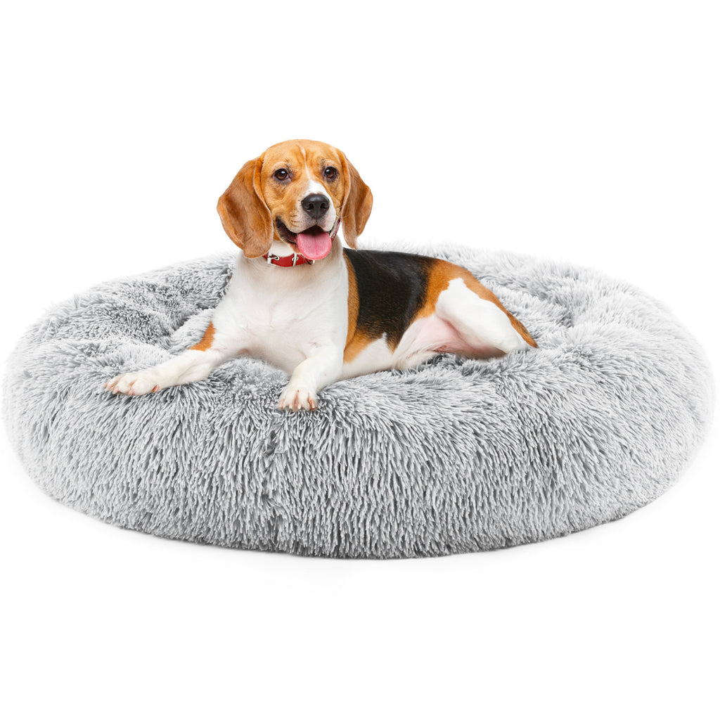 Anti-Slip Round Fluffy Bed