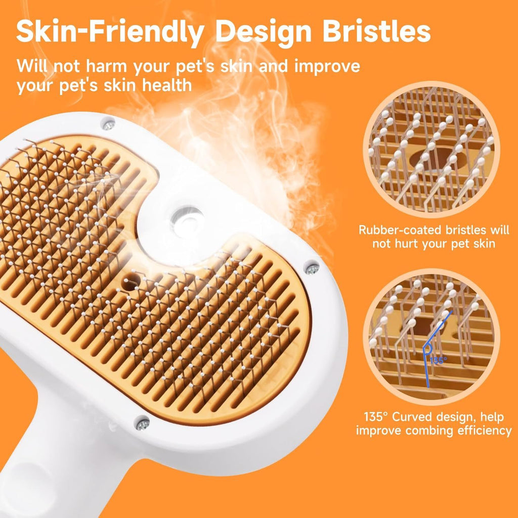 3-in-1 Pet Steam Brush