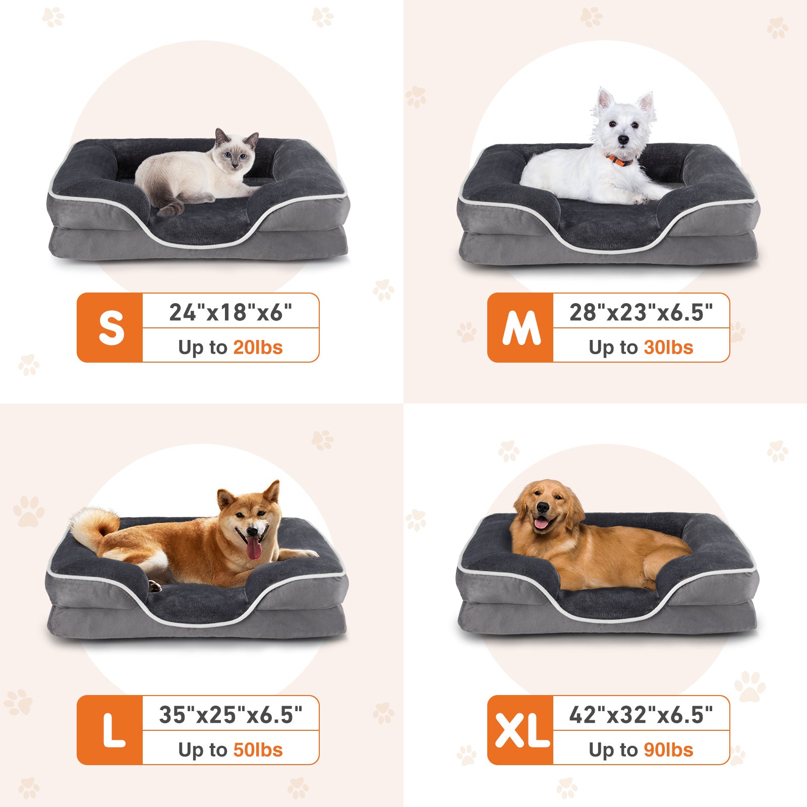 Memory Foam Pet Bed
