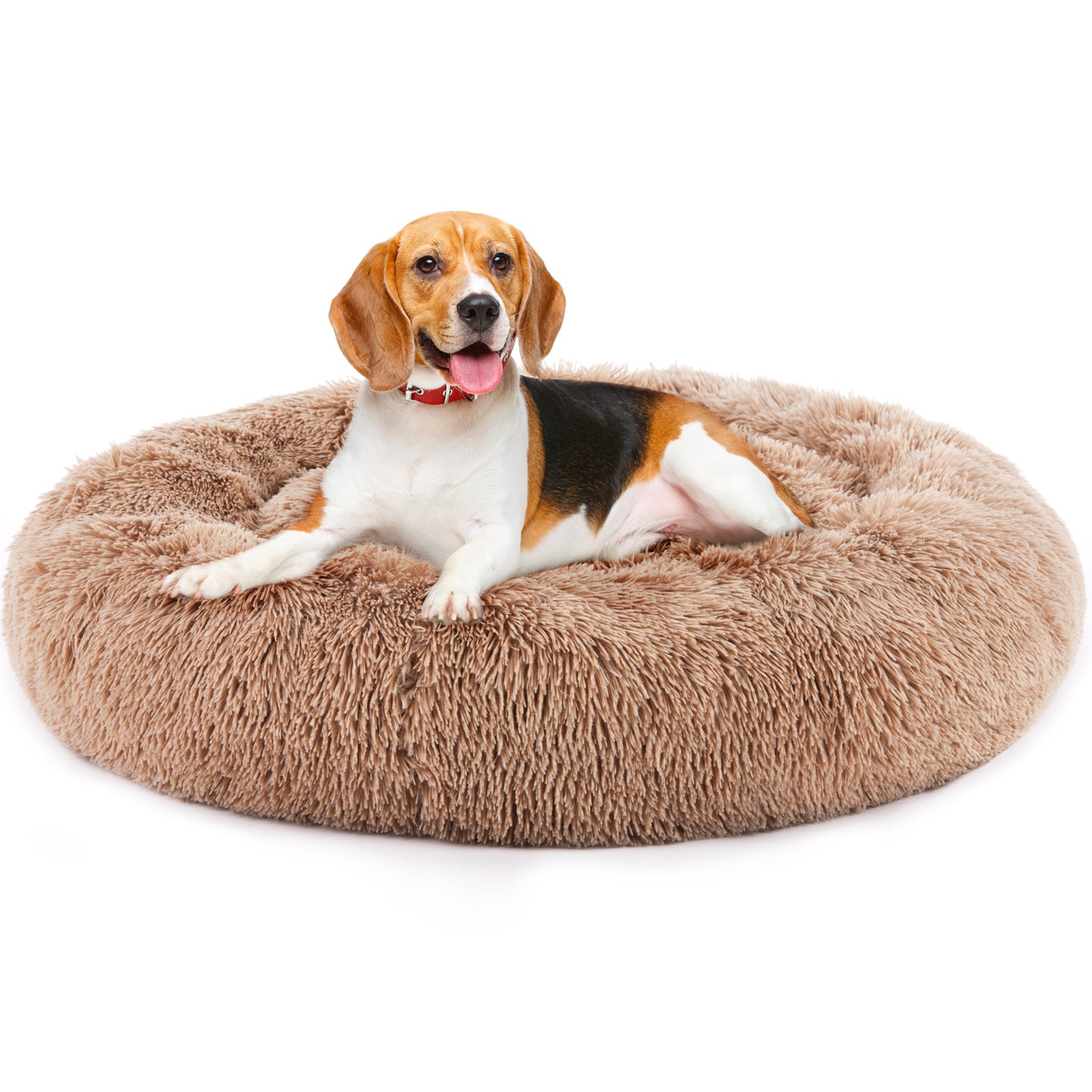 Anti-Slip Round Fluffy Bed