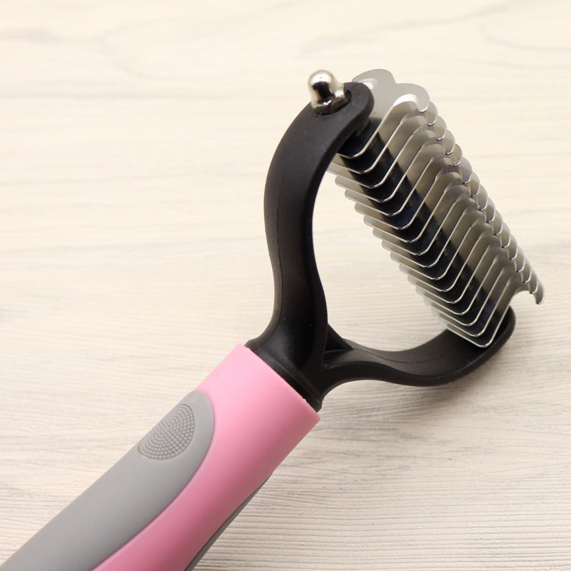 Double-Sided Dog Knot Comb