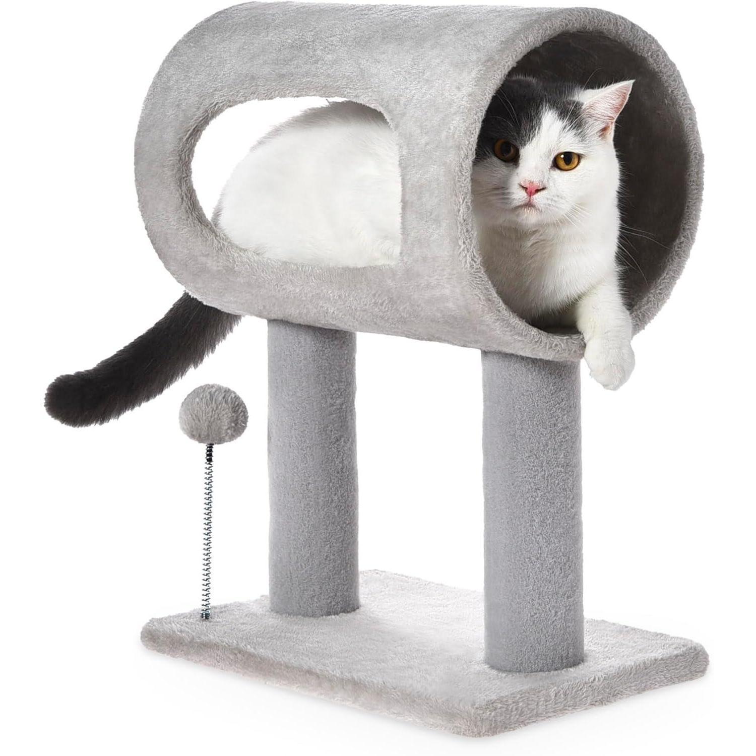 Gray Indoor Cat Tree