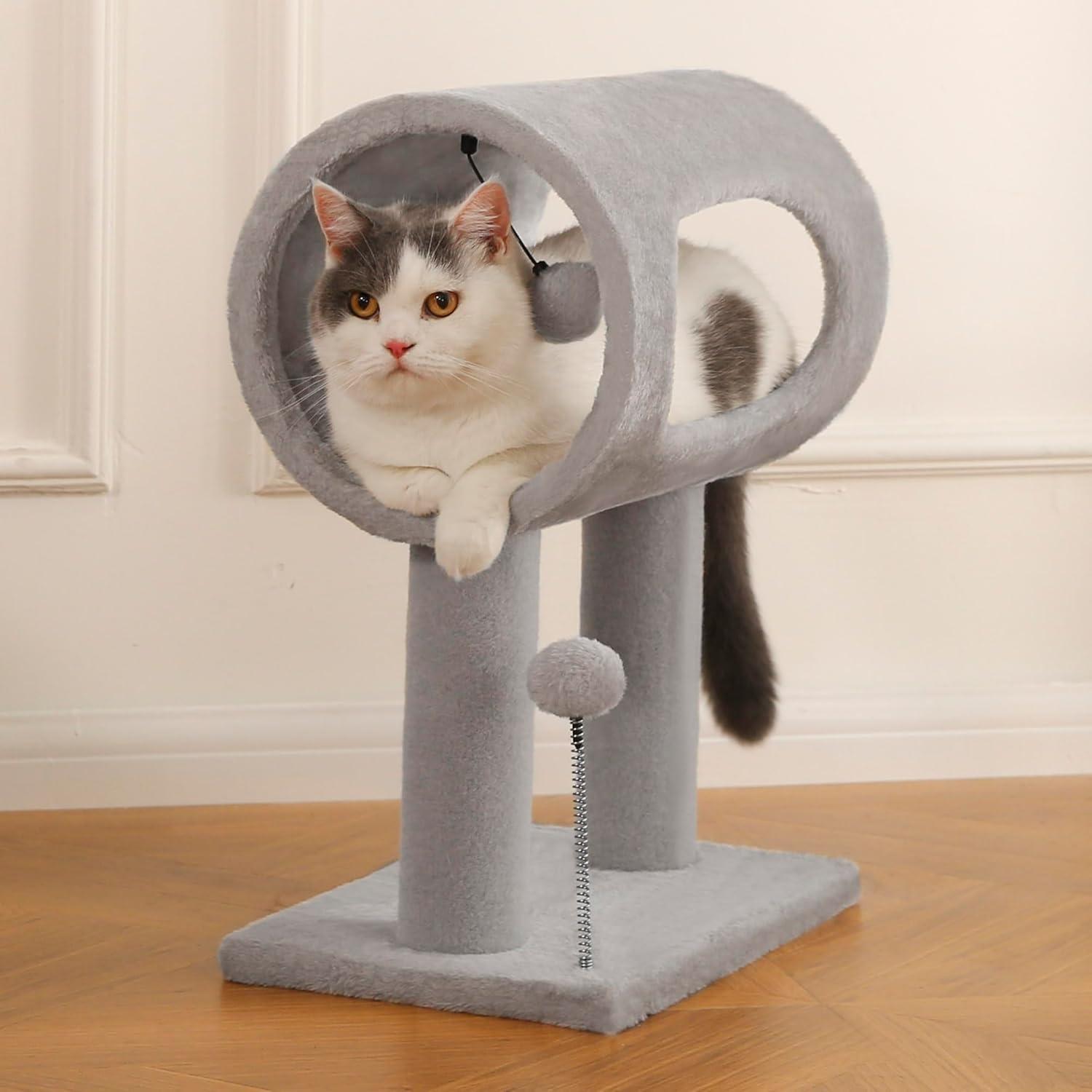 Gray Indoor Cat Tree