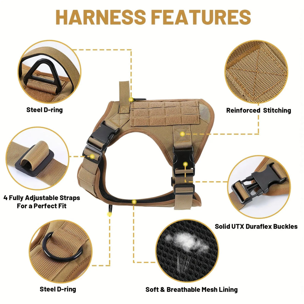 Tactical Service Dog Harness